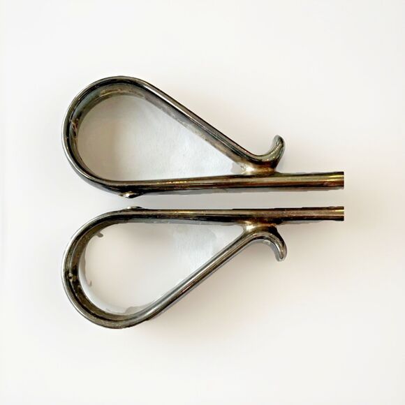 Vintage Silverplated Scissor Cake Serving Tongs - Picture 4 of 6